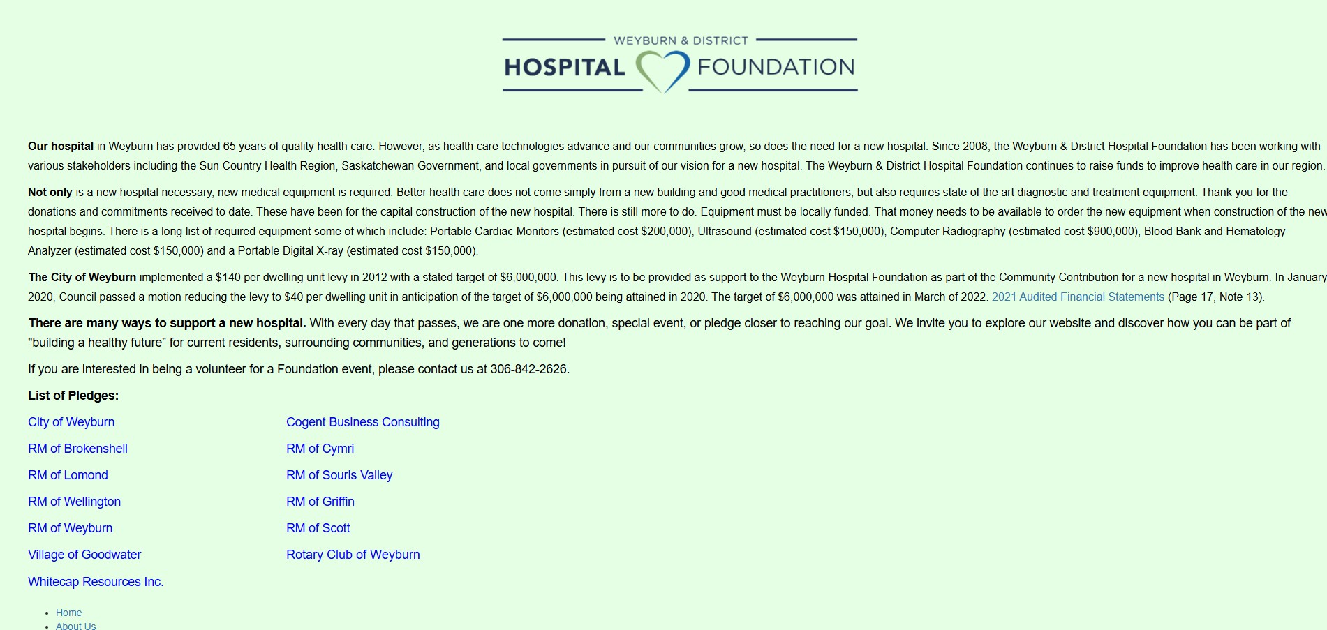 Previous site content was dense and difficult to navigate